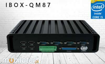 Industrial Computer Fanless Mini PC IBOX-QM87 v.1