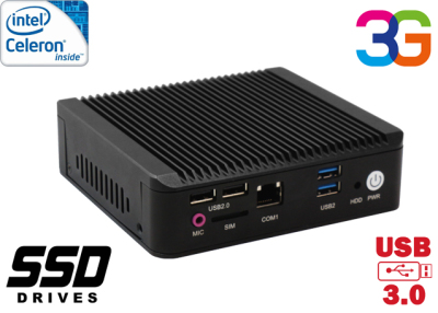Przemysłowy Komputer Fanless MiniPC Nuc IBOX-Nano-J1900-N6 v.3