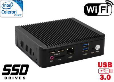 Przemysłowy Komputer Fanless MiniPC Nuc IBOX-Nano-J1900-N6 v.4