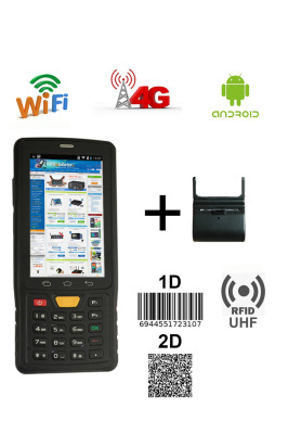  Industrial Collector Senter ST908W-2D Newland + RFID UHF + Printer