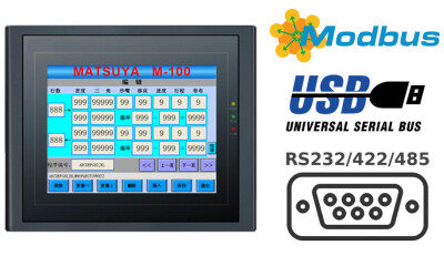 Dotykowy Panel Sterowniczy HMI MKS-102AE IP65 2xCOM Port