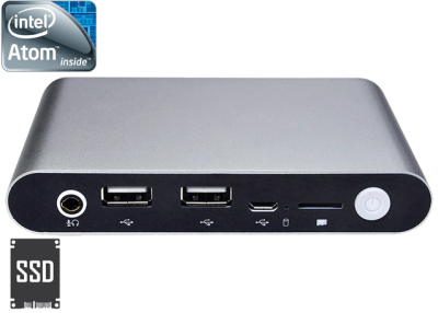 Komputer Przemysłowy Fanless MiniPC mBOX-Q110 Z3735F v.1