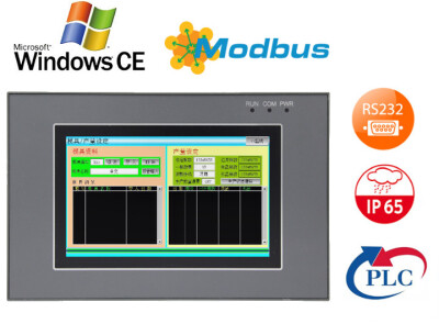 Przemysłowy Panel Operatorski HMI EX50KHA + Sterownik PLC v.4