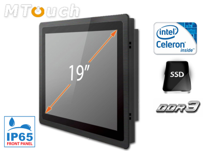 Dotykowy panel przemysłowy z solidną obudową