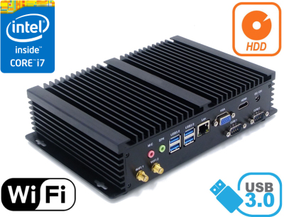 Bezwentylatorowy komputer do warunków przemysłowych