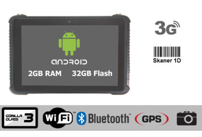 Wzmocniony wodoszczelny tablet przemysłowy Emdoor I16H Android 5.1 1D