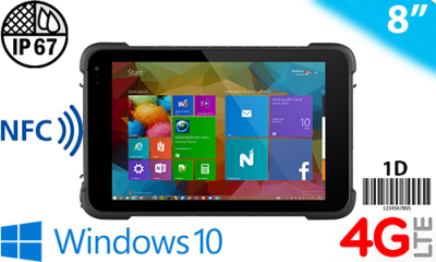 Militarny tablet Pyłoszczelny wstrząsoodporny  Odporny na pył i wodę odporny na niskie i wysokie temperatury Emdoor I86H