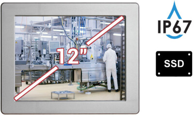 Wytrzymały dotykowy panel PC do produkcji