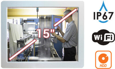 Wodoodporny panel sterujący z ekranem