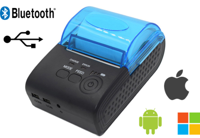 Przenośna drukarka etykiet bluetooth