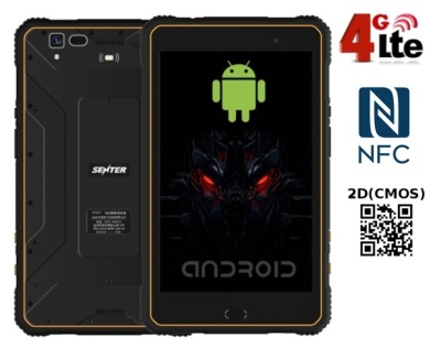 Senter S917 v.7 - Wodoodporny Tablet Przemysłowy na produkcję z Androidem 8.1, skanerem NFC i czytnikiem kodów kreskowych 2D (QR) Honeywell N3680