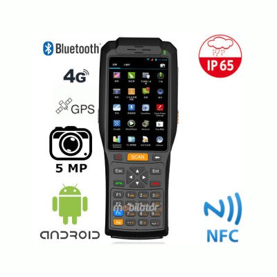 Wzmocniony Przemysłowy Kolektor Danych z wbudowaną drukarką termiczną - MobiPad Z3506CK NFC RFID v.1