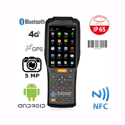 Wzmocniony Terminal Mobilny z wbudowaną drukarką termiczną i skanerem laserowym 1D - MobiPad Z3506CK NFC RFID v.2
