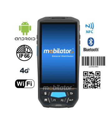 MobiPad U90 v.6.1 - Odporny na upadki Przemysłowy kolektor danych ze skanerem kodów kreskowych 2D Newland EM-3090