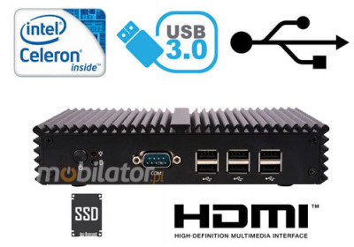 Wytrzymały komputer do automatyki przemysłowej