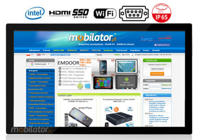 Wytrzymały panel PC do hal produkcyjnych