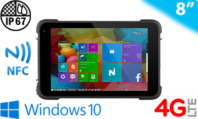 Emdoor I86HH v.2 - wzmocniony wodoszczelny tablet przemysłowy odporny na upadki - do pracy magazynowej i logistycznej