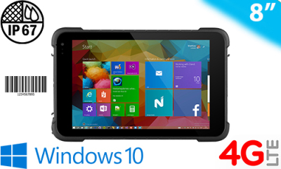 Emdoor I86HH v.3 - Nowoczesny wytrzymały tablet przemysłowy z czytnikiem kodów kreskowych 1D - do zarzadzania produkcją