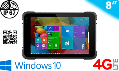 Emdoor I86HH v.4 - Wzmocniony Tablet przemysłowy ze skanerem kodów kreskowych i QR-2D - logistyka