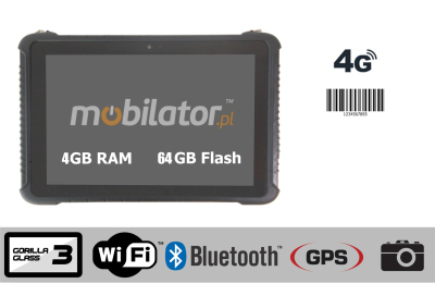 Emdoor I16HH v.5 - Tablet przemysłowy na magazyn z czytnikiem kodów kreskowych 1D