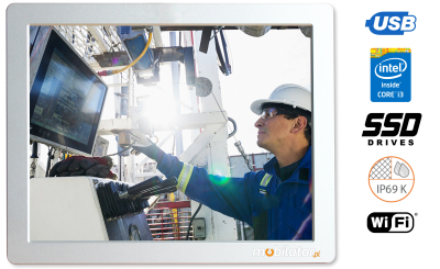 Przemysłowy ekran dotykowy z ochroną IP65