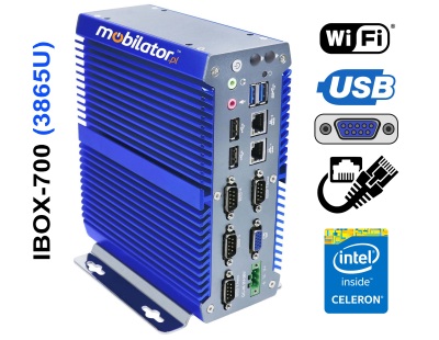 IBOX-700 (3865U) v.2 - Nowoczesny odporny komputer przemysłowy z pasywnym chłodzeniem