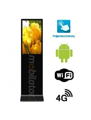 HyperView 32 v.4 - Freestanding touch panel with 32-inch screen (capacitive touch), with wifi, Android 7.1 and 4G