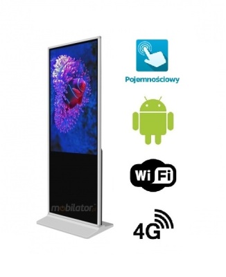 HyperView 49 v.4 - Panel wolnostojący w metalowej obudowie z 49-calowym, ekranem (capacitive touch), z wifi, Android 7.1 oraz 4G
