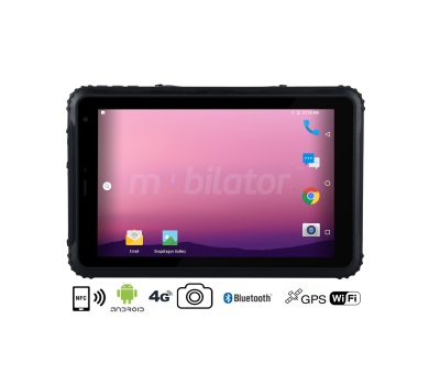 Przemysłowy 8-calowy z normą IP67 + MIL-STD-810G tablet z 4G, 4GB RAM, dyskiem 64GB ROM oraz NFC- Emdoor Q88 v.1