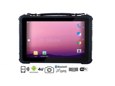  przemysłowy wododporny tablet z Androidem 9.0 oraz NFC, AR Film, dyskiem 64GB i 4GB RAM, normą IP65 Emdoor Q16