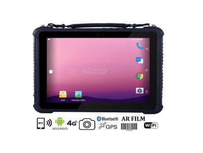 Tablet z normą odporności Odporny na pył i wodę  z pamięcią 4GB RAM, dyskiem 64GB, NFC, AR Film oraz skanerem kodów 1D Honeywell Emdoor Q16