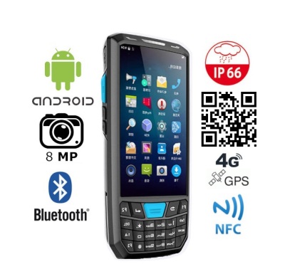 Reinforced Mobile Terminal MobiPad A8T0 with 2D code reader N6603-W3 + NFC v.3