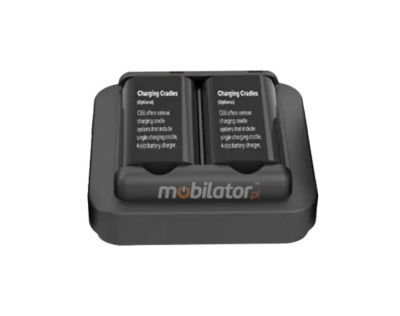 Chainway C61 - Stacja ładująca na baterie z uchwytu pistoletowego na 2 sloty