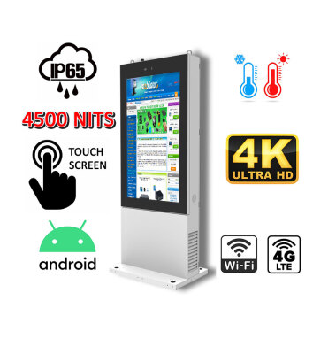  Wzmocniony Totem stojący IP65 infokiosk  NoMobi Trex 43