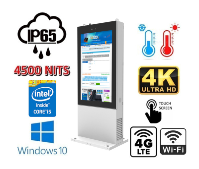 kiosk przemysłowy zewnętrzny wolnostojący Trex 55W 