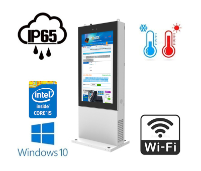  wodoodporny ekiosk multimedialny cichy przemysłowy Trex 55W 