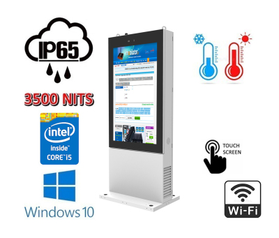  stojący totem  Infokiosk Przemysłowy Trex 55W