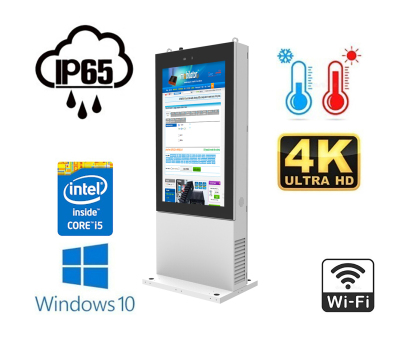  wolnostojący wodoodporny totem reklamowy przemysłowy panel sterowniczy Trex 55W