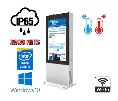  totem zewnętrzny  metalowa obudowa przemysłowy Trex 55W