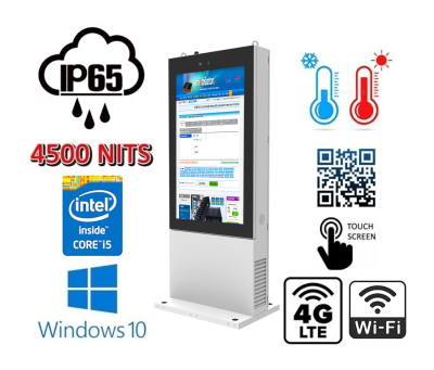 kiosk interaktywny z dotykową matrycą Trex 55W