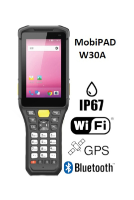 MobiPad W30A v.1 - Wodoodporny kolektor danych z 2GB RAM, 16GB ROM i WiFi, BT (kopia)