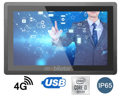  Nowoczesny panelowy komputer z ekranem dotykowym jasny wyświetlacz  BiBOX-190WS-PC1