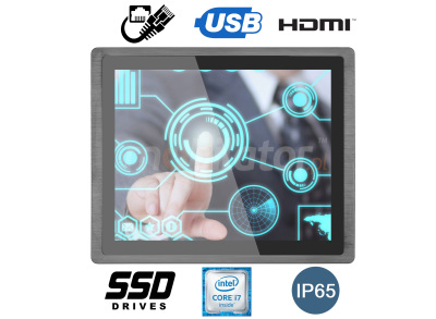  BiBOX-170PC1 (i7-10th) - Panel przemysłowy z HDMI, LAN, procesorem i7