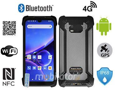 MobiPAD MS5 – wielozadaniowy wydajny kolektor danych, smartfon przemysłowy ze skanerem kodów 2D, NFC, Wifi i Bluetooth, 4GB RAM, 64GB ROM, system Android, 5.7 calowy ekran dotykowy