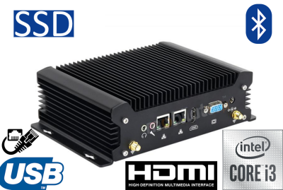 MiniPC yBOX X58 I3 10110U Odporny komputer przemysłowy  Przemysłowy komputer do biura Wielofunkcyjny małych rozmiarów komputer przemysłowy Szybki MiniPC dla przemysłu  Wielozadaniowy przemysłowy  MiniPC Przystosowany do przemysłu i biura MiniPC Szybk