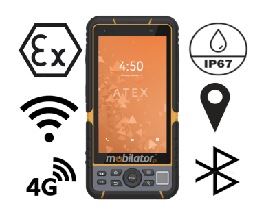 MobiPad Tex06 kolektor danych z Atex Strefa1