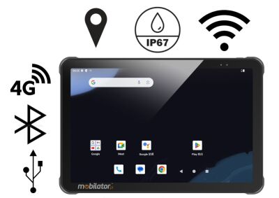 Chainway P100 v.8 - 11-inch waterproof, multi-function industrial tablet with 2D barcode scanner, Android 14 Enterprise