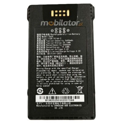 Chainway C63-Cold - Dodatkowa bateria 5600mAh/3.6V