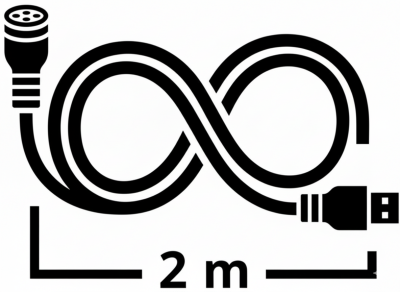 Cable for additional connectors