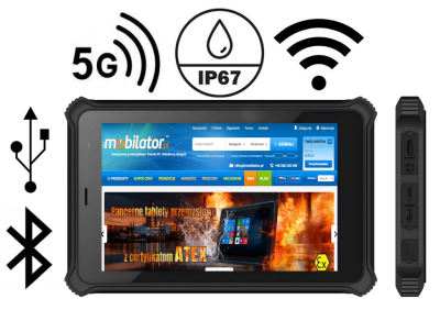 Water and dust resistant industrial tablets with 8GB RAM + 256GB ROM